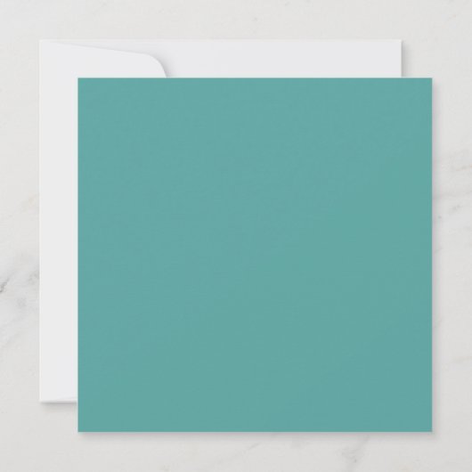 Monogram hart op strand sparen de Datum Save The Date (Achterkant)