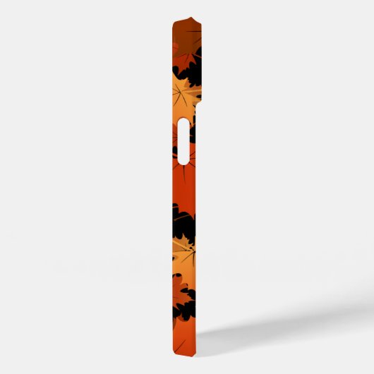 Monogram herfst esdoorbladeren en pompoenen Case-Mate iPhone case (Achterkant / Rechts)