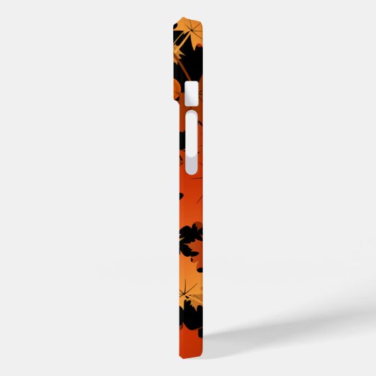 Monogram herfst esdoorbladeren en pompoenen Case-Mate iPhone case (Achterkant / Links)