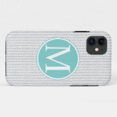 Monogram Herringbone iPhone 5/5S Hoesje (Achterkant (horizontaal))