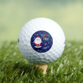 Monogram Ho Ho Ho Kerstman Kerst Persoonlijk Golfballen (Insitu Shirt)