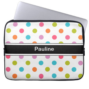 Monogram Hoesje laptop Laptop Sleeve