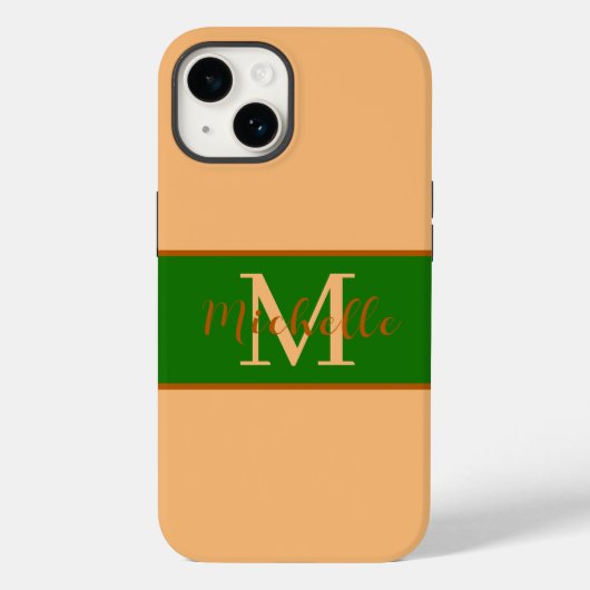 Monogram Hoesje-Mate iPhone 14 hoesje (Achterkant)