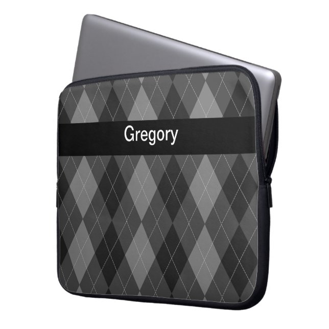 Monogram Hoesje stijlmodel laptop Sleeve (Voorkant Links)