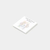 Monogram hond liefhebber Beagle Post-it® Notes (Schuin)