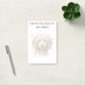 Monogram Hond Liefhebber Poodle Post-it® Notes (Kantoor)