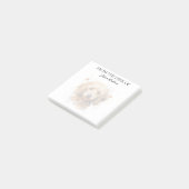 Monogram Hond Minnaar Post-it® Notes (Schuin)