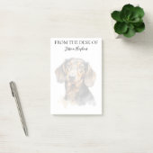 Monogram hond Minnelijke Dachshund Post-it® Notes (Kantoor)