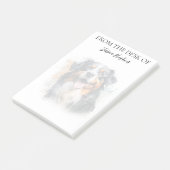 Monogram hondsliefhebber Berner Sennenhond Post-it® Notes (Schuin)