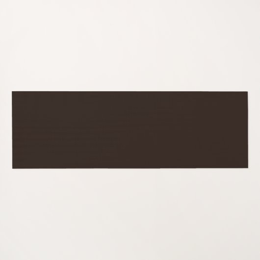 Monogram horizontale strepen bruin & wit yogamat (Achterkant (horizontaal))