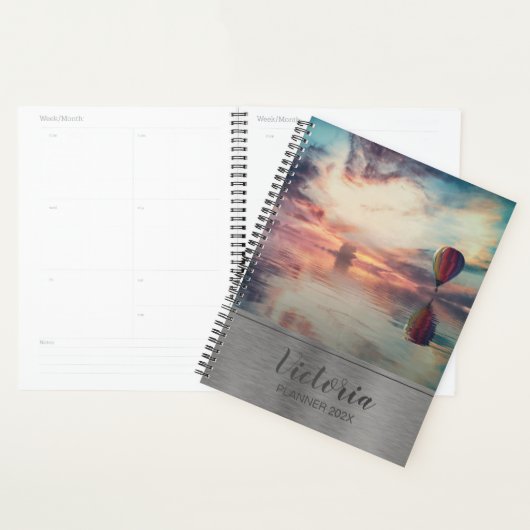 Monogram hot-luchtballon planner (Display)