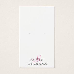 Monogram Hot-Roze die juwelen-display Kaart verdie