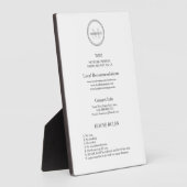 Monogram Hotel Guest Wifi en regelt gastvrijheid Fotoplaat (Zijkant)