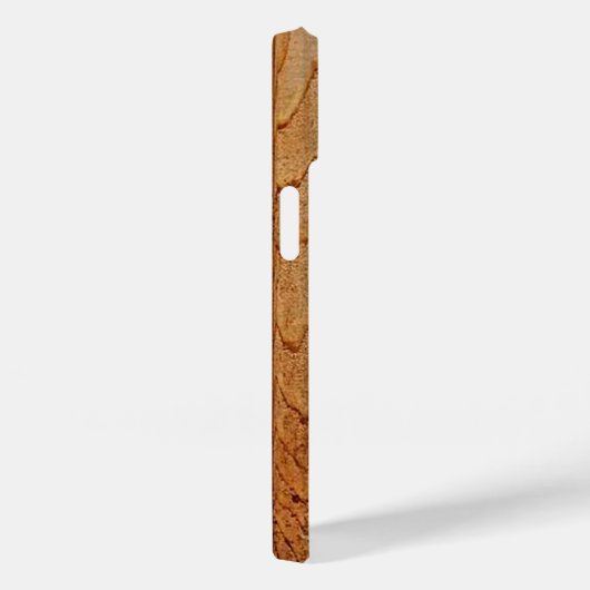 Monogram hout Rustisch Land Bruin Zwart Case-Mate iPhone Case (Achterkant / Rechts)