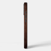 Monogram Houten Graanhout Persoonlijke naam Case-Mate iPhone Case (Achterkant / Links)