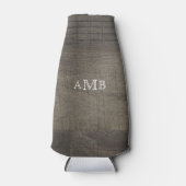 Monogram houtlook  flesjeskoeler (Voorkant)