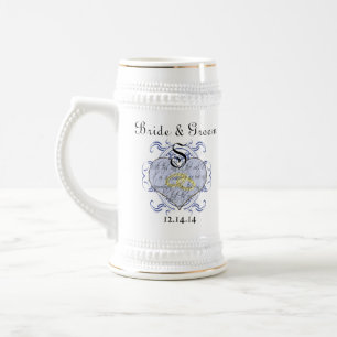 Monogram Huwelijksgelofte Hart Bierpul