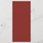 Monogram huwelijksmenu met dank menu (Achterkant)