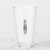 Monogram I - 16 oz glas (Voorkant)