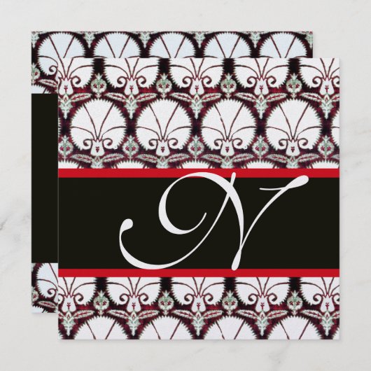 MONOGRAM Ice Kaart (Voorkant / Achterkant)