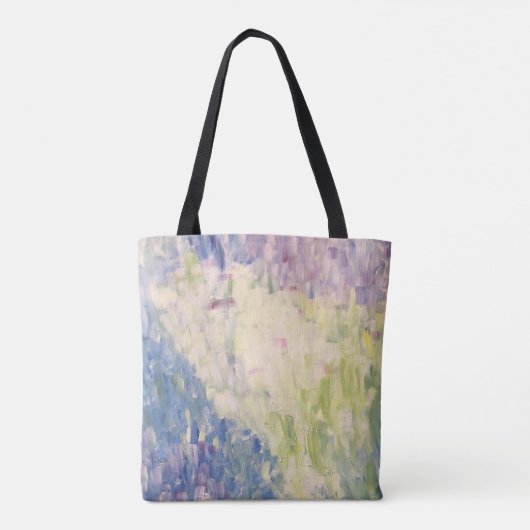 Monogram Impressionisme Abstracte Canvas tas voor (Achterkant)