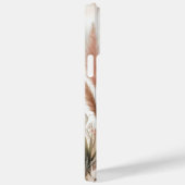 Monogram  in roze pampasgras | Case-Mate iPhone case (Achterkant / Rechts)