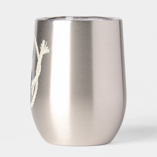 Monogram in wit touw Lijst (Achterkant)