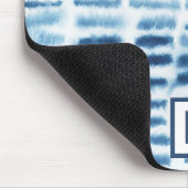 Monogram | Indigio Waterverf Print Muismat (Hoek)