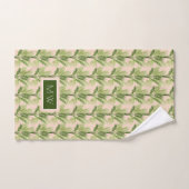 Monogram | Indoor Oasis | Palmstructuurpatroon Bad Handdoek (Handdoek)