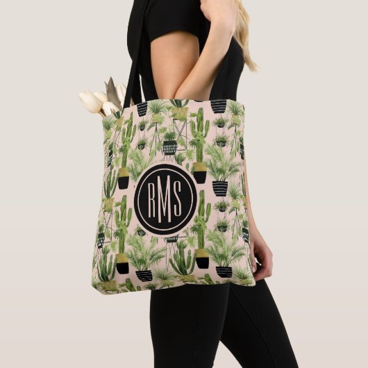Monogram | Indoor Oasis | Plant Lineup Patroon Draagtas (Dichtbij)