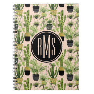 Monogram   Indoor Oasis   Plant Lineup Patroon Notitieboek