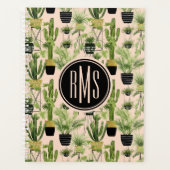 Monogram | Indoor Oasis | Plant Lineup Patroon Planner (Voorkant)