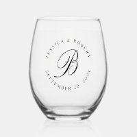 Monogram Initiaal Adres of Bruiloft