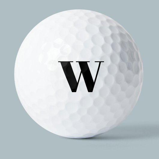 Monogram Initiaal eenvoudig Golfballen