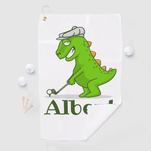 Monogram Initiaal en naam op maat Golfhanddoek (Insitu)