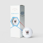 Monogram Initiaal en naam Persoonlijke Golf Balls Golfballen (Verpakking)