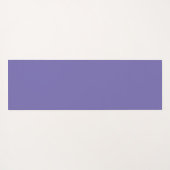 Monogram initiaal F waterverf bloem lavendel Yogamat (Achterkant (horizontaal))