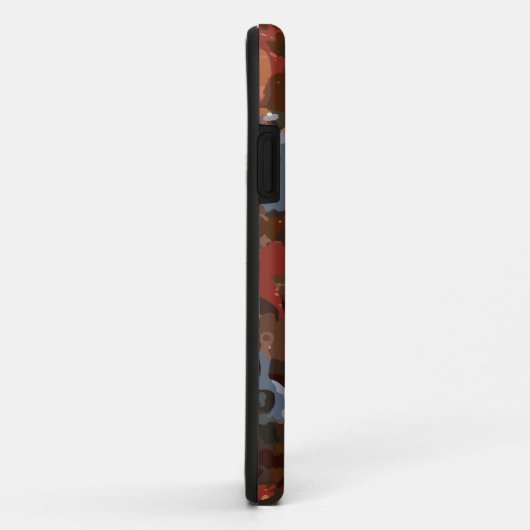 Monogram Initiaal Feestelijke Kerstboom Lichten Case-Mate iPhone Case (Achterkant/rechts)