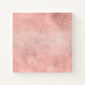 Monogram Initiaal Gepersonaliseerd elk Notitieboek (Achterkant)