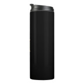 Monogram Initiaal Gold Black Cadeaucode Thermosbeker (Geroteerd rechts)