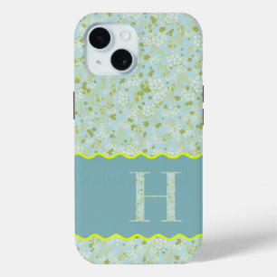 MONOGRAM INITIAAL H ACQUA LITTLE FLOWERS
