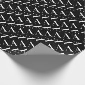 Monogram Initiaal letter A Cadeaupapier (Hoek)