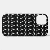 Monogram Initiaal letter A Case-Mate iPhone Case (Achterkant (horizontaal))