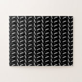 Monogram Initiaal letter A Legpuzzel (Horizontaal)