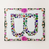 Monogram Initiaal letter B Legpuzzel (Horizontaal)