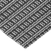 Monogram Initiaal letter B Tafelkleed (Gekanteld)