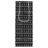 Monogram Initiaal letter B Wijn Cadeautas (Voorkant)