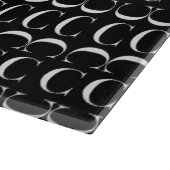 Monogram Initiaal letter C Snijplank (Hoek)