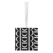 Monogram Initiaal letter D Ornament (Rechts)