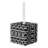 Monogram Initiaal letter D Ornament (Achter hoekig)